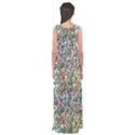 Multicolored Watercolor Stones Empire Waist Maxi Dress View2