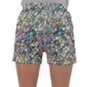 Multicolored Watercolor Stones Sleepwear Shorts View1