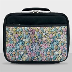 Multicolored Watercolor Stones Lunch Bag by SychEva