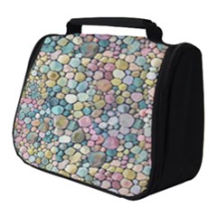 Multicolored Watercolor Stones Full Print Travel Pouch (small) by SychEva