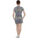 Multicolored Watercolor Stones Women s Tee and Shorts Set View2