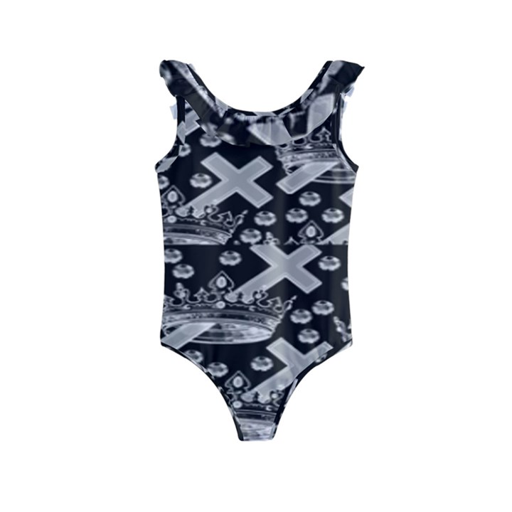 Royalcrowns Kids  Frill Swimsuit