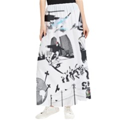 Skaterunderground Maxi Chiffon Skirt