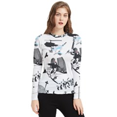 Skaterunderground Women s Long Sleeve Rash Guard