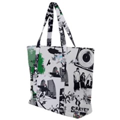 Skaterunderground Zip Up Canvas Bag by PollyParadise