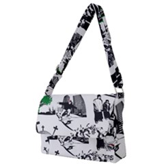 Skaterunderground Full Print Messenger Bag (s) by PollyParadise