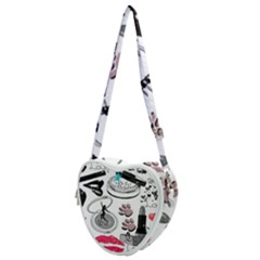 Love2 Heart Shoulder Bag by PollyParadise