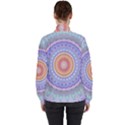 Pretty Pastel Boho Hippie Mandala Women s High Neck Windbreaker View2