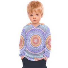 Pretty Pastel Boho Hippie Mandala Kids  Overhead Hoodie by CrypticFragmentsDesign