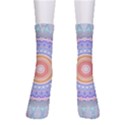 Pretty Pastel Boho Hippie Mandala Men s Crew Socks View1