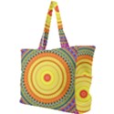 Neon Calliope Kaleidoscope Mandala Simple Shoulder Bag View1