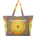 Neon Calliope Kaleidoscope Mandala Simple Shoulder Bag View3