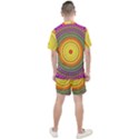 Neon Calliope Kaleidoscope Mandala Men s Mesh Tee and Shorts Set View2