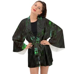 Alien2 Long Sleeve Kimono by PollyParadise