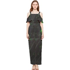 Alien2 Draped Sleeveless Chiffon Jumpsuit