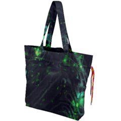 Alien2 Drawstring Tote Bag by PollyParadise