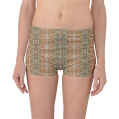 Vintage Ornate Geometric Pattern Boyleg Bikini Bottoms by dflcprintsclothing