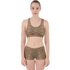 Vintage Ornate Geometric Pattern Work It Out Gym Set