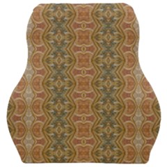 Vintage Ornate Geometric Pattern Car Seat Velour Cushion 