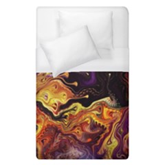 Nebula Starry Night Skies Abstract Art Duvet Cover (single Size) by CrypticFragmentsDesign