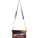 Nebula Starry Night Skies Abstract Art Mini Crossbody Handbag View1