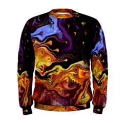 Nebula Starry Night Skies Abstract Art Men s Sweatshirt by CrypticFragmentsDesign