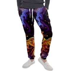 Nebula Starry Night Skies Abstract Art Men s Jogger Sweatpants by CrypticFragmentsDesign