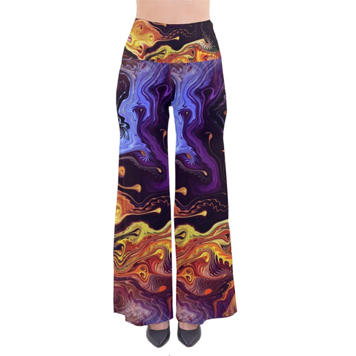 Nebula Starry Night Skies Abstract Art So Vintage Palazzo Pants