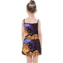 Nebula Starry Night Skies Abstract Art Kids  Summer Sun Dress View2