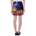 Nebula Starry Night Skies Abstract Art Tennis Skirt View2