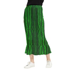 Techs Maxi Fishtail Chiffon Skirt