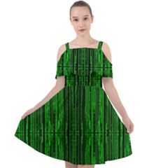 Techs Cut Out Shoulders Chiffon Dress by PollyParadise