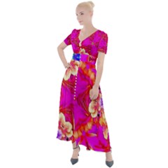 Newdesign Button Up Short Sleeve Maxi Dress by LW41021