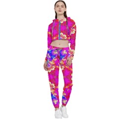 Newdesign Cropped Zip Up Lounge Set by LW41021