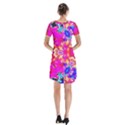 Newdesign Short Sleeve V-neck Flare Dress View2