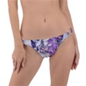 Blooming Lilacs Spring Garden Abstract Ring Detail Bikini Bottom View1