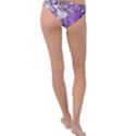 Blooming Lilacs Spring Garden Abstract Ring Detail Bikini Bottom View2