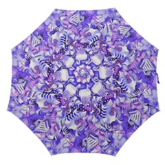 Weeping Wisteria Fantasy Gardens Pastel Abstract Straight Umbrella by CrypticFragmentsDesign