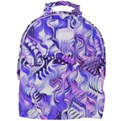 Weeping Wisteria Fantasy Gardens Pastel Abstract Mini Full Print Backpack by CrypticFragmentsDesign