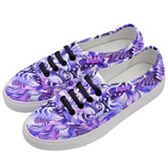 Weeping Wisteria Fantasy Gardens Pastel Abstract Women s Classic Low Top Sneakers by CrypticFragmentsDesign