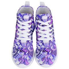 Weeping Wisteria Fantasy Gardens Pastel Abstract Women s Lightweight High Top Sneakers by CrypticFragmentsDesign