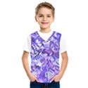 Weeping Wisteria Fantasy Gardens Pastel Abstract Kids  Basketball Tank Top View1