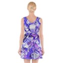 Weeping Wisteria Fantasy Gardens Pastel Abstract V-Neck Sleeveless Dress View2