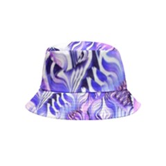 Weeping Wisteria Fantasy Gardens Pastel Abstract Bucket Hat (kids)