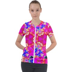 Newdesign Short Sleeve Zip Up Jacket by LW41021