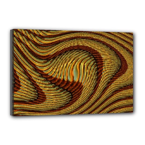 Golden Sands Canvas 18  X 12  (stretched) by LW41021