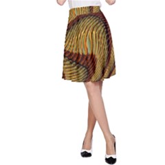 Golden Sands A-line Skirt by LW41021