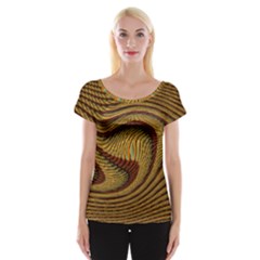 Golden Sands Cap Sleeve Top by LW41021