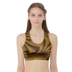 Golden Sands Sports Bra With Border by LW41021