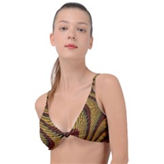 Golden Sands Knot Up Bikini Top by LW41021